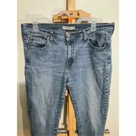 Levi’s 505 Straight Leg Women Blue jeans size 12 - Picture 4 of 9